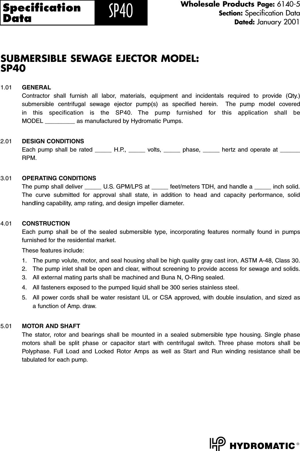 145393 3 Hydromatic Sp40 Curves 6780 BV 1_B A1 User Manual