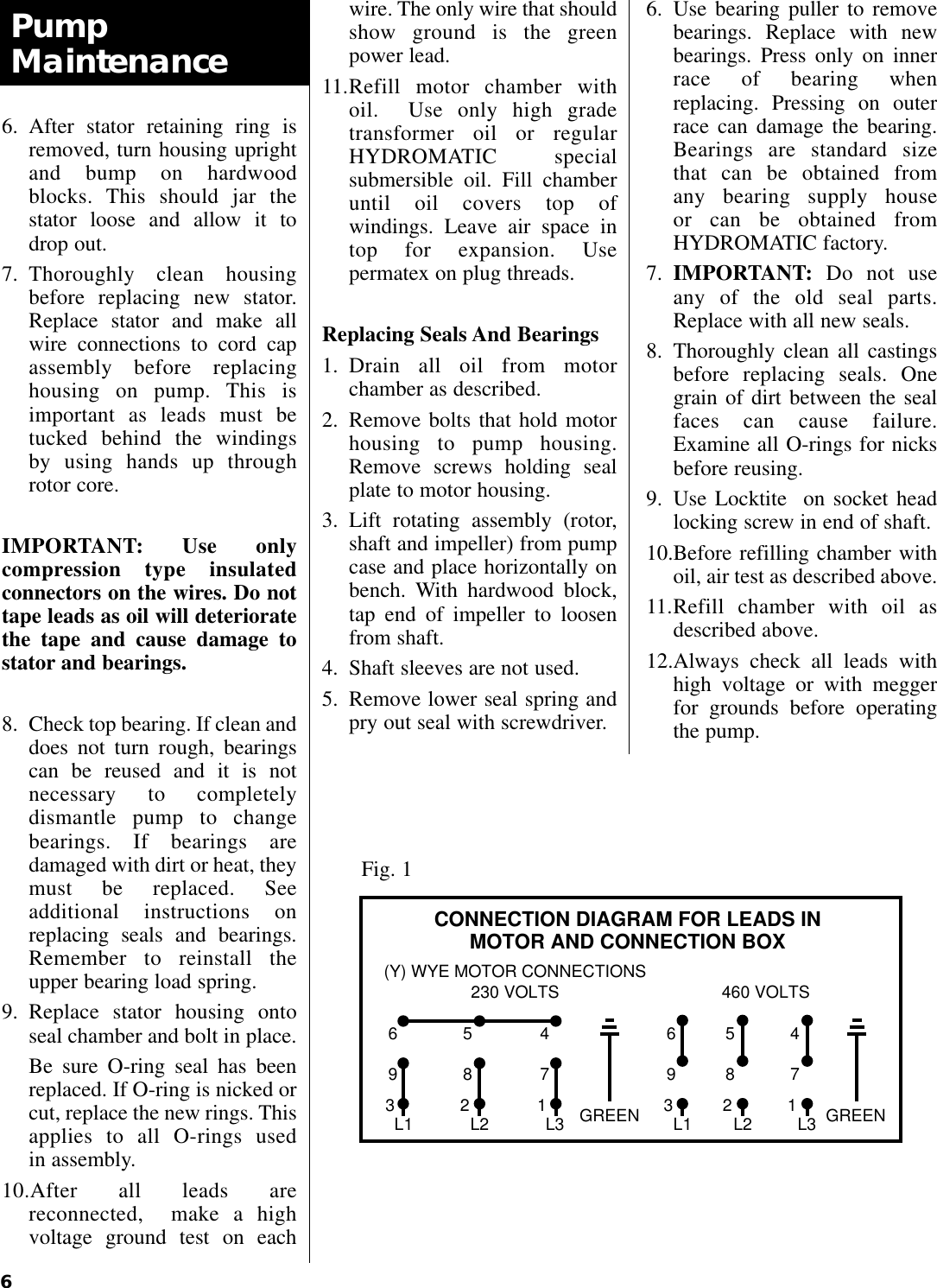 Page 6 of 12 - 146437 2 Hydromatic S4S Owners Manual Pump 146437_2_Hydromatic User