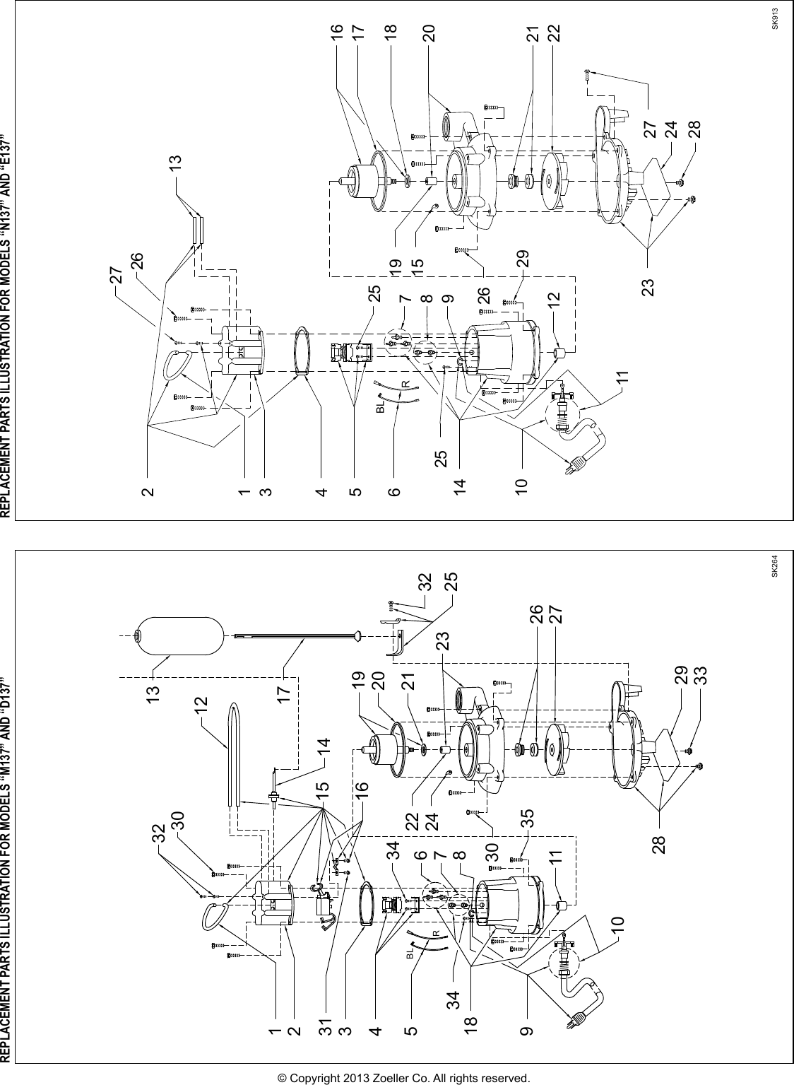 Page 4 of 4 - 154 3 Zoeller 137 Series Parts User Manual