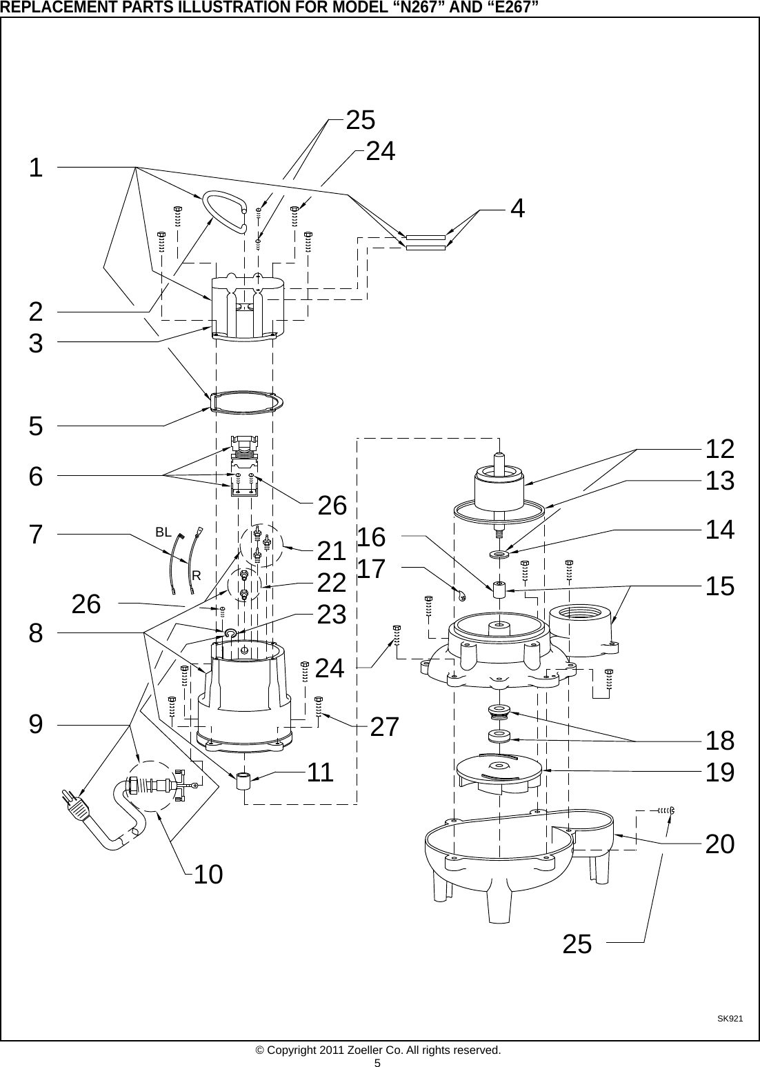 Page 5 of 8 - 161 4 Zoeller 267 Repacement Parts Ii Fm0383 User Manual