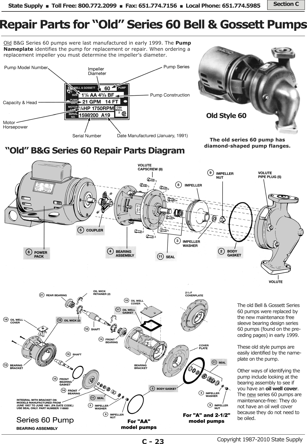 Page 6 of 7 - 16761 1 B&G 172856 Brochure A-CT1002-C-1109 User Manual