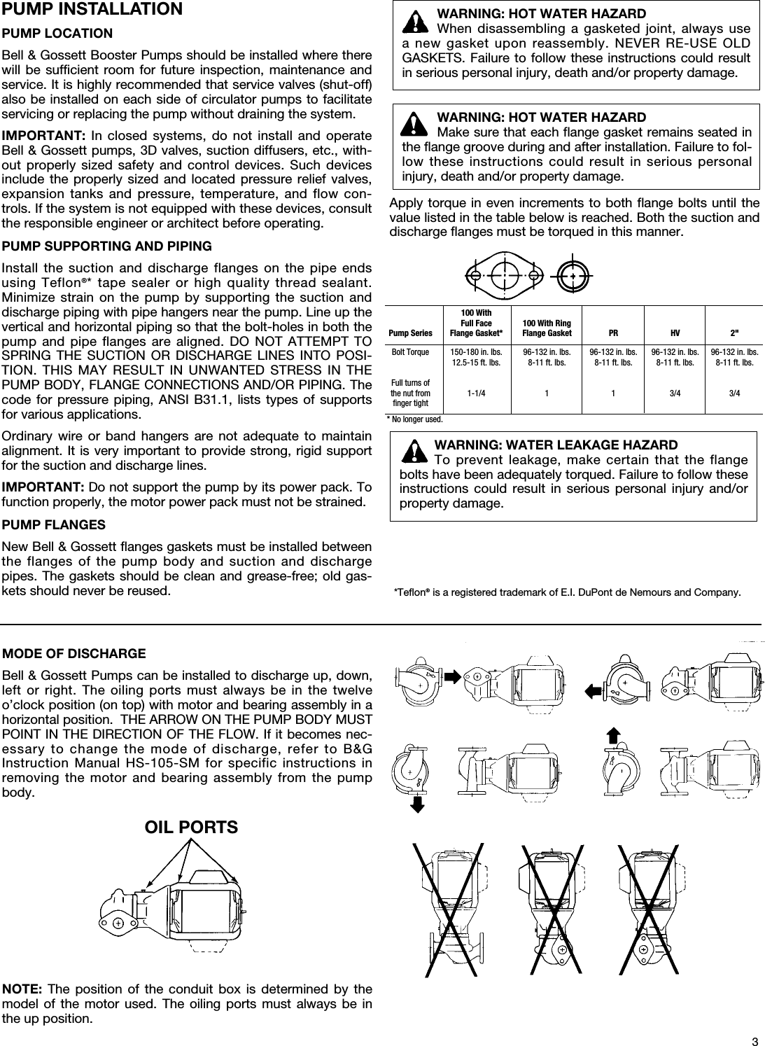 Page 3 of 4 - 16926 2 B&G 102222 Install Manual P81748 (11/07) User