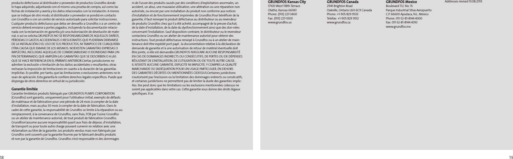 Page 10 of 11 - 18056 4 Grundfos Up10-16 Instructions User Manual