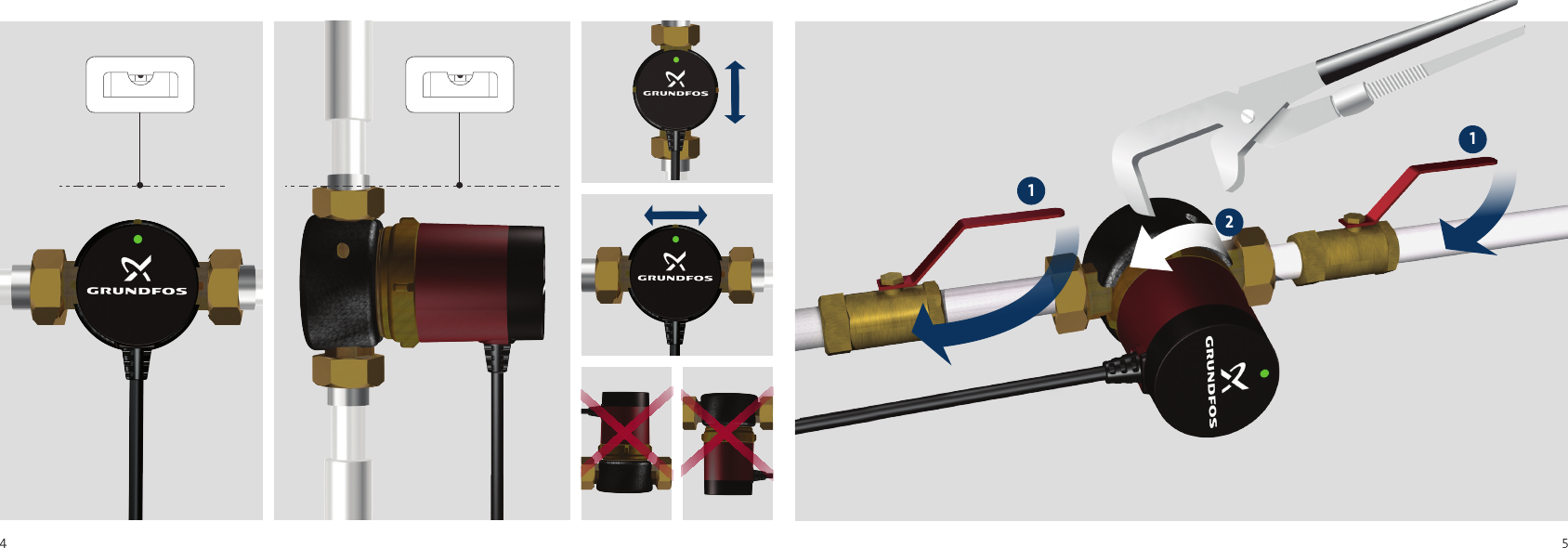 Page 3 of 11 - 18056 4 Grundfos Up10-16 Instructions User Manual