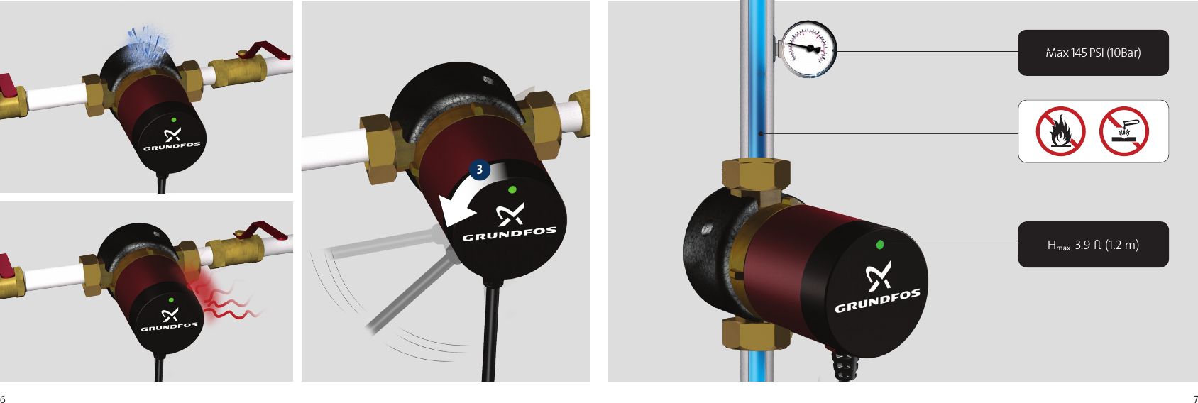 Page 4 of 11 - 18056 4 Grundfos Up10-16 Instructions User Manual