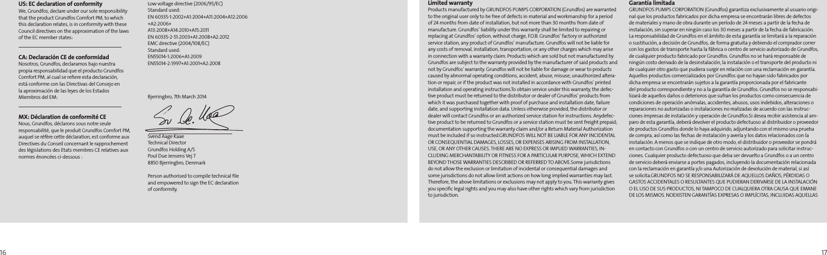 Page 9 of 11 - 18056 4 Grundfos Up10-16 Instructions User Manual