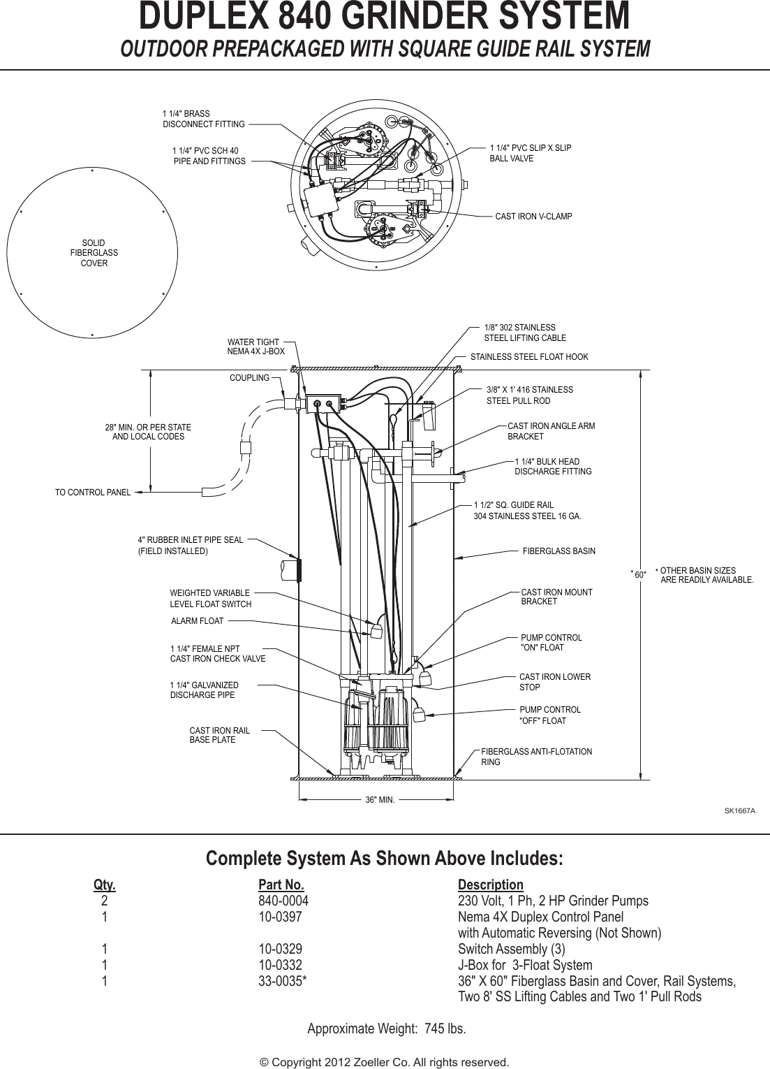 Page 2 of 2 - 2008 2 Zoeller 922-0006 Specifications User Manual