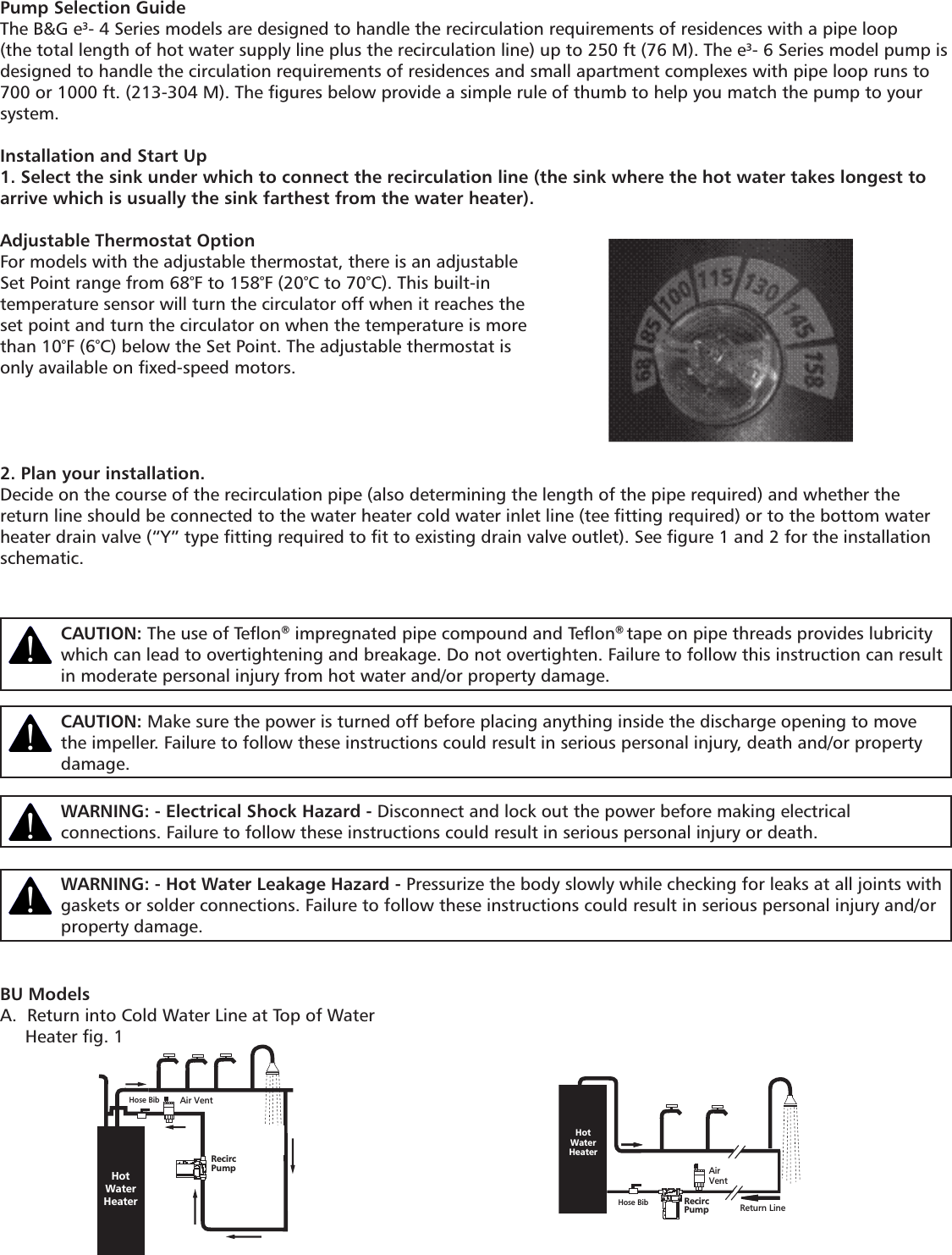 Page 2 of 6 - 21011 3 B&G Lhb08260002 Instructions (Series E3) User Manual