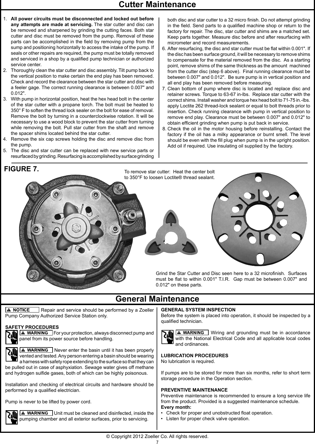 Page 7 of 8 - 235 2 Zoeller E810 Product Instructions User Manual