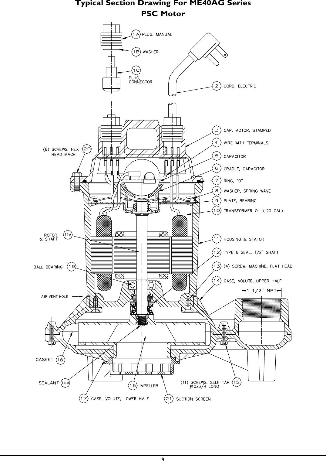Page 9 of 12 - 409501 3 Myers Me40 Manual User