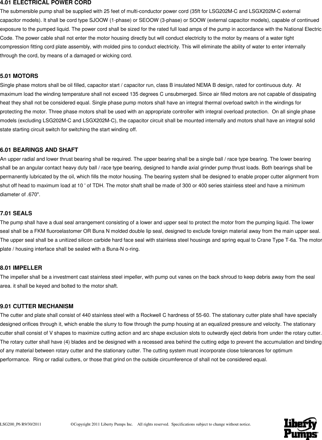 Page 6 of 7 - 481 3 Liberty Lsg202A Curves 1 User Manual