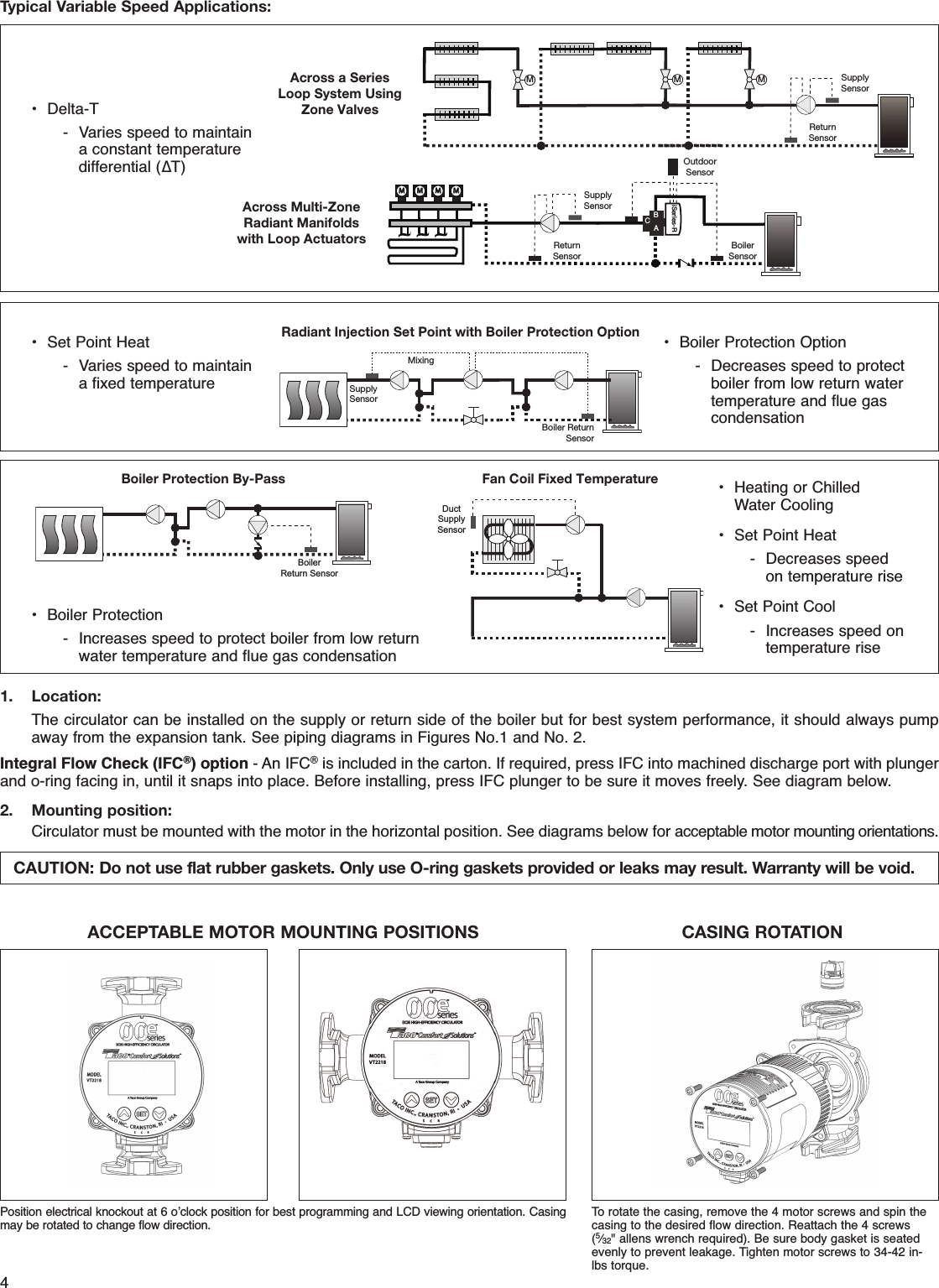 Page 4 of 8 - 48297 2 Taco Vt2218 Circulator Instructions 102-503 User Manual