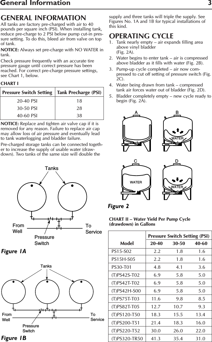Page 3 of 8 - 49104 3 Berkeley Ps19H-S00 Owners Manual S490/Pro-Source Tank User