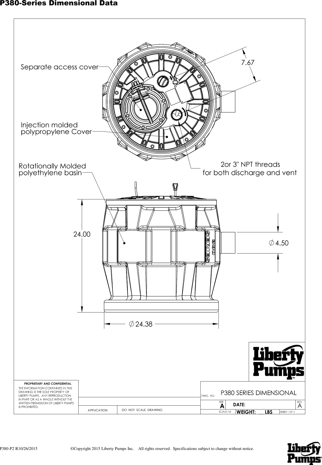 Page 2 of 9 - 525 3 Liberty Pro380 Series Specifications 1 User Manual