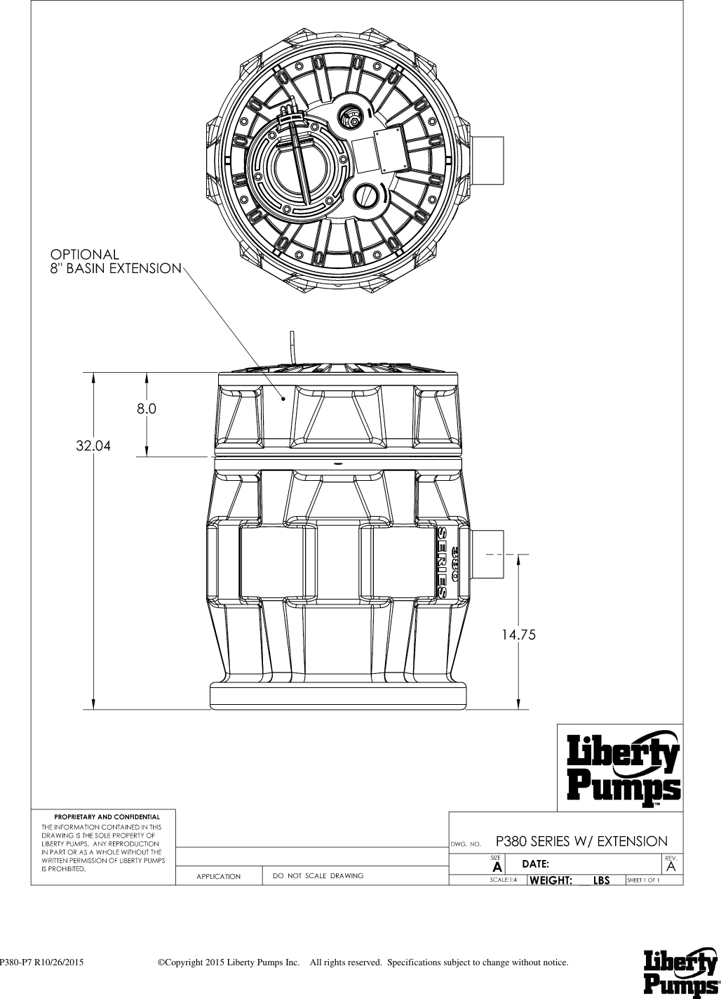 Page 7 of 9 - 525 3 Liberty Pro380 Series Specifications 1 User Manual
