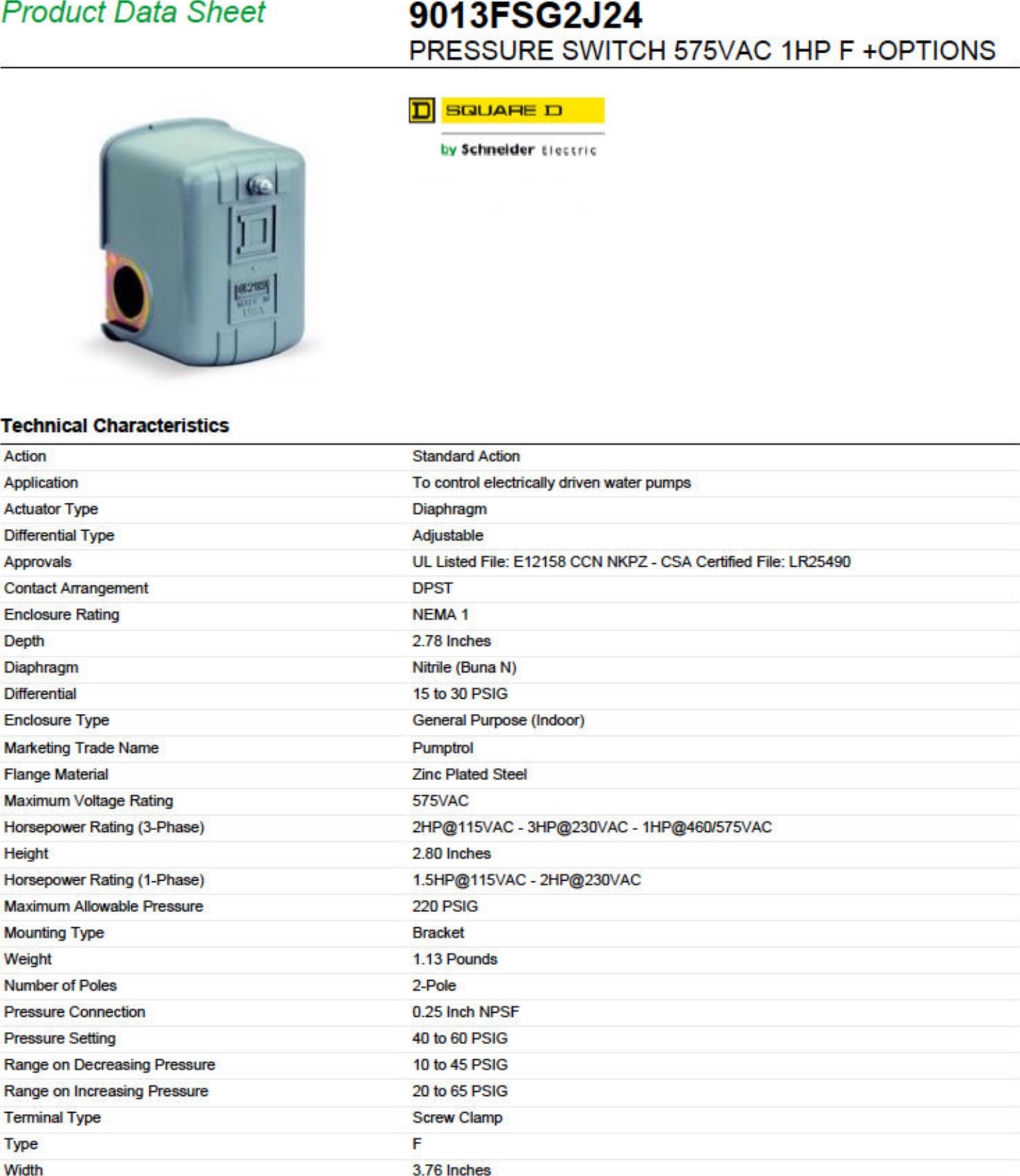 Square d 9013 fsg 2 схема подключения