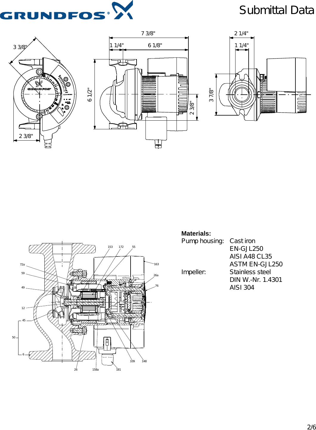 535069 1 Grundfos Magna 32 100 Submittal CAPS User Manual