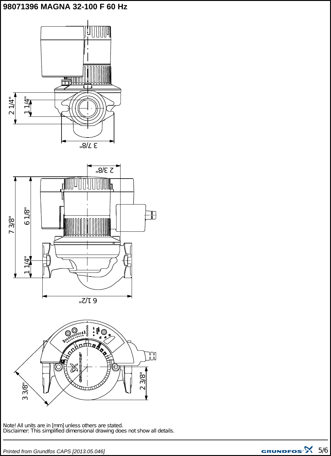 Page 5 of 6 - 535069 1 Grundfos Magna 32-100 Submittal CAPS  User Manual