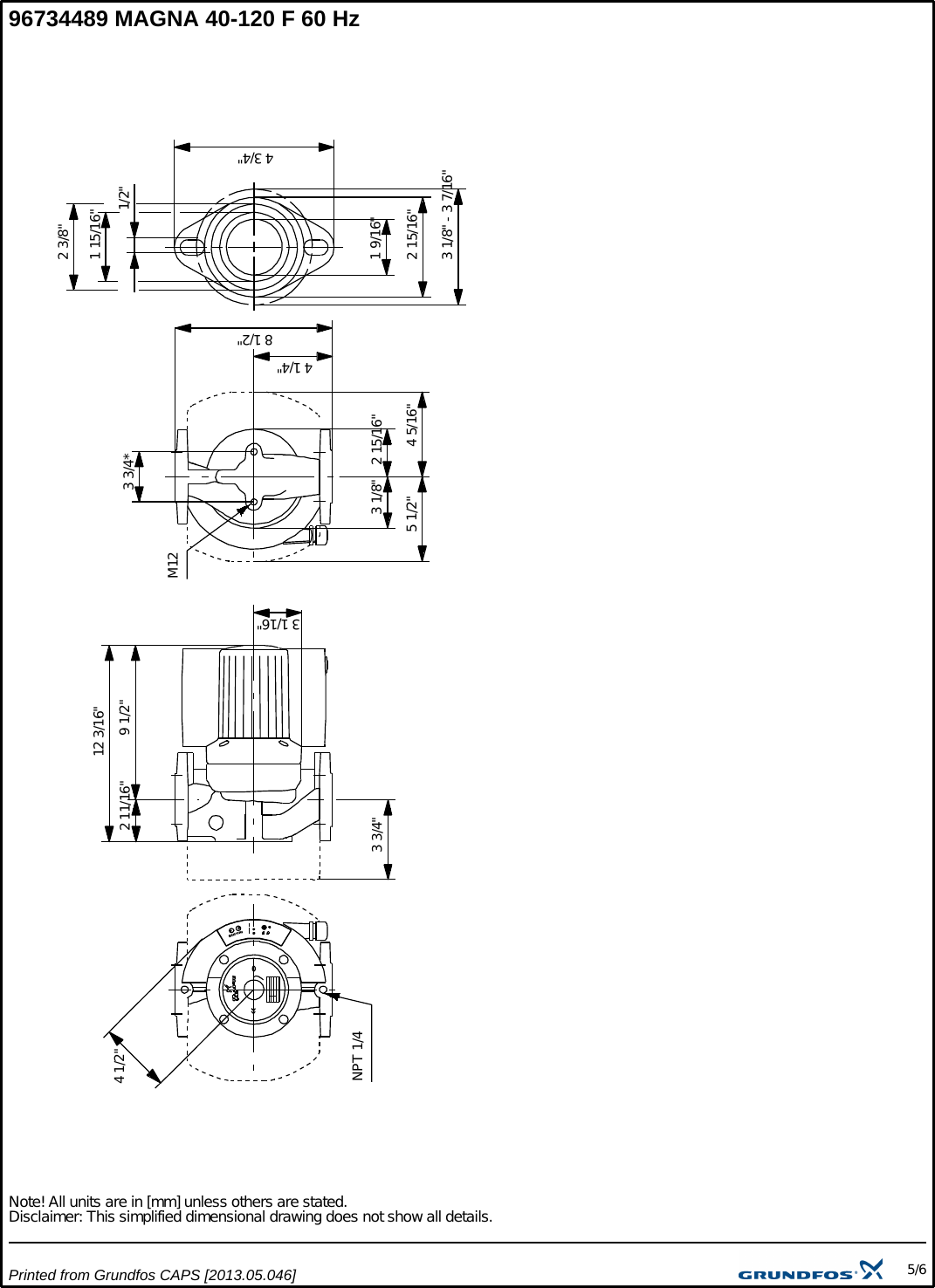 Page 5 of 6 - 535221 1 Grundfos 40-120 Submittal CAPS  User Manual