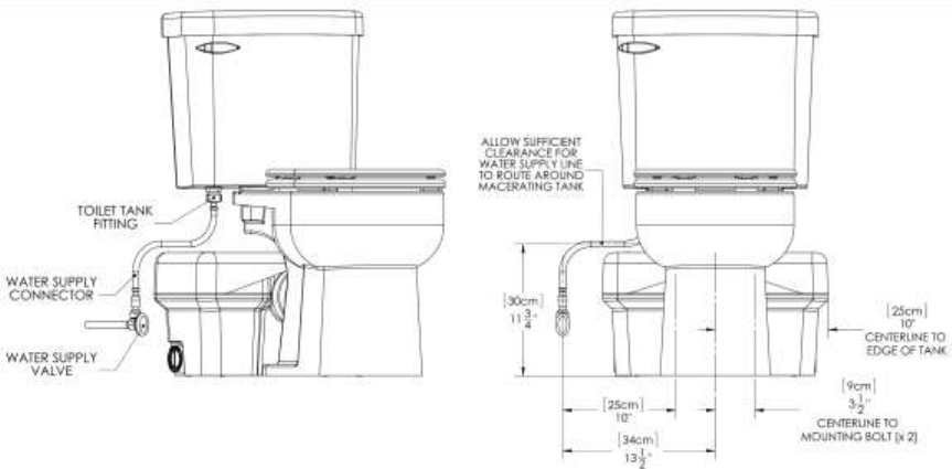 535286 2 Liberty Ascent Ii Marcerating Toilet Installation Manual User