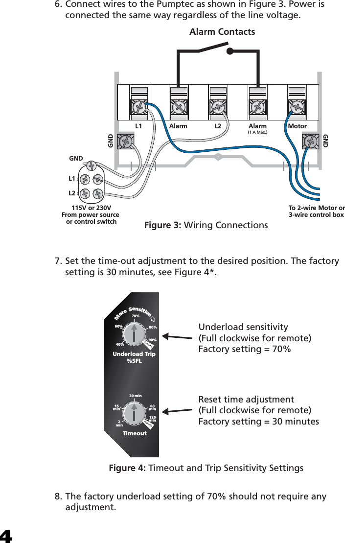 Page 4 of 8 - 535538 2 Franklin Pumptec Manual User