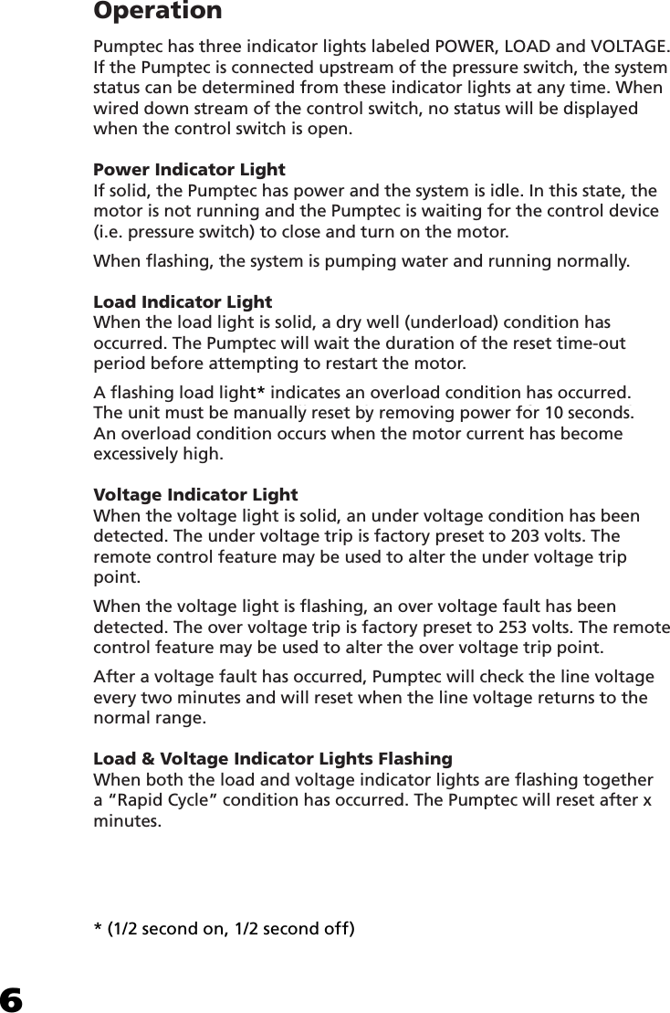 Page 6 of 8 - 535538 2 Franklin Pumptec Manual User