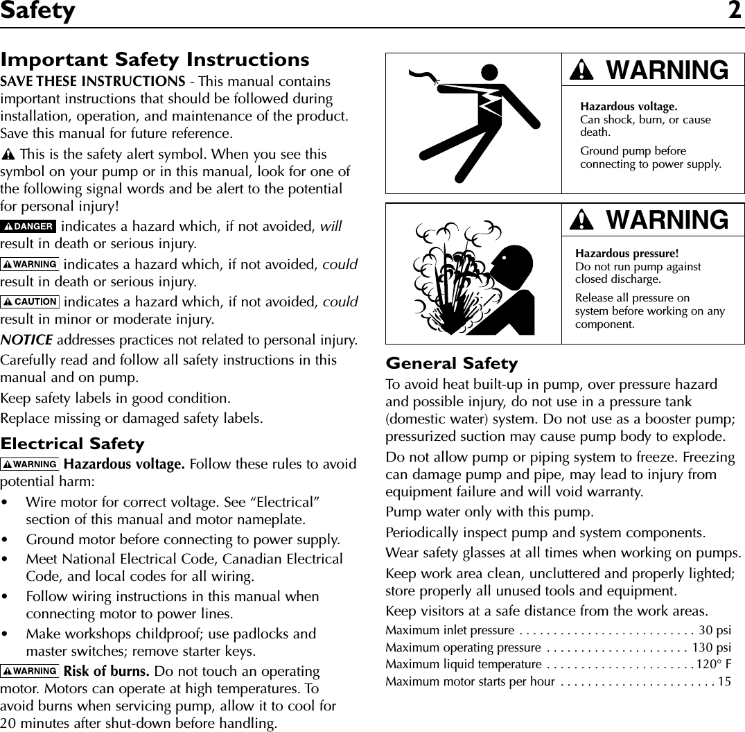 Page 2 of 12 - 536630 1 Berkeley Sshm-2 Owners Manual And Repair Parts User