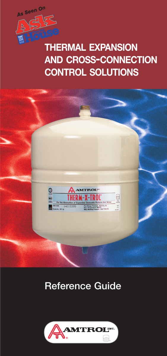 Page 1 of 7 - 536906 4 Amtrol St-5 Therm-X-Trol Users Guide MC8550 9015-612 06_07 TXT Ref Guide.qxp User Manual