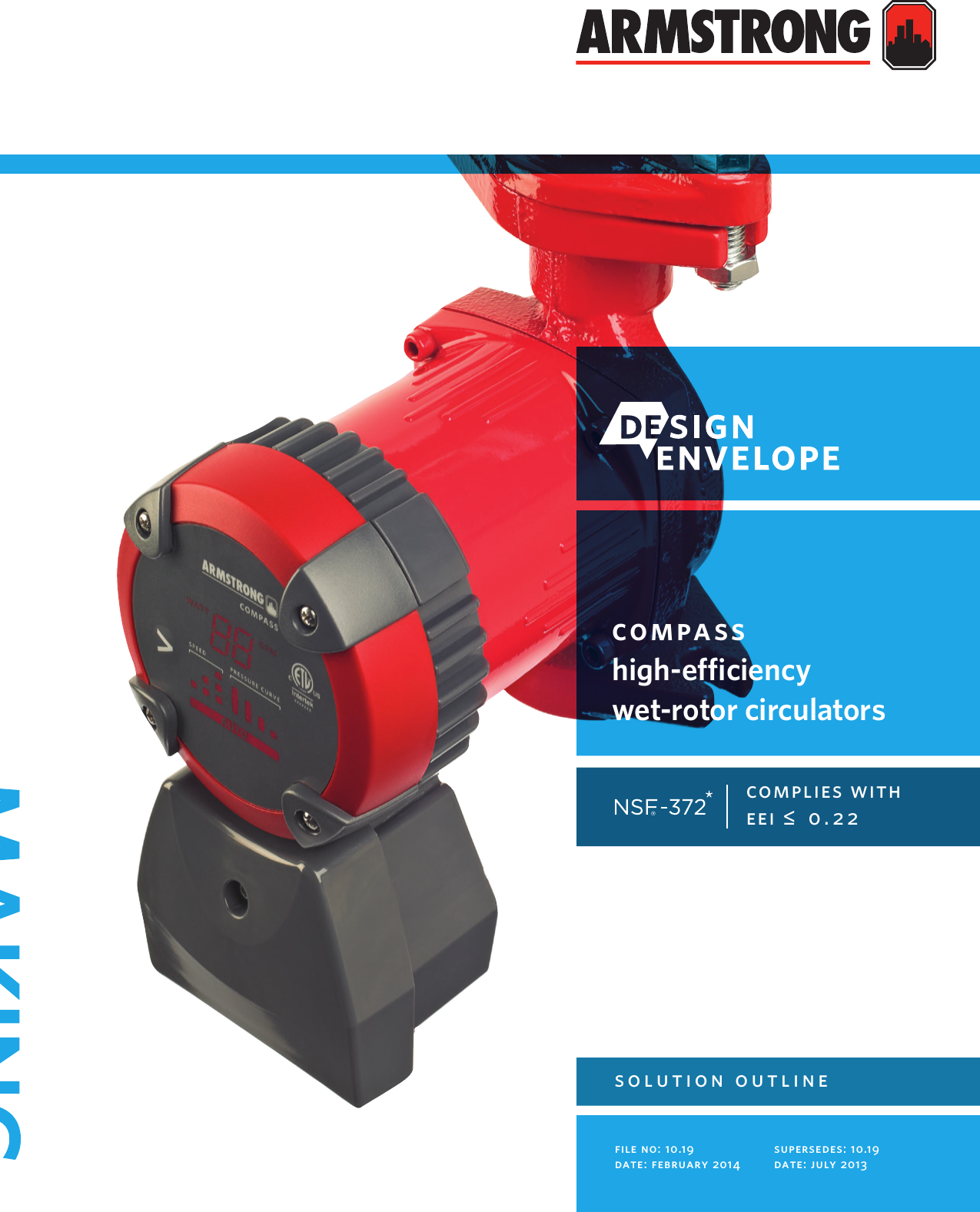 Page 1 of 4 - 536913 1 Armstrong Compass Wet-Rotor Circulator Brochure User Manual