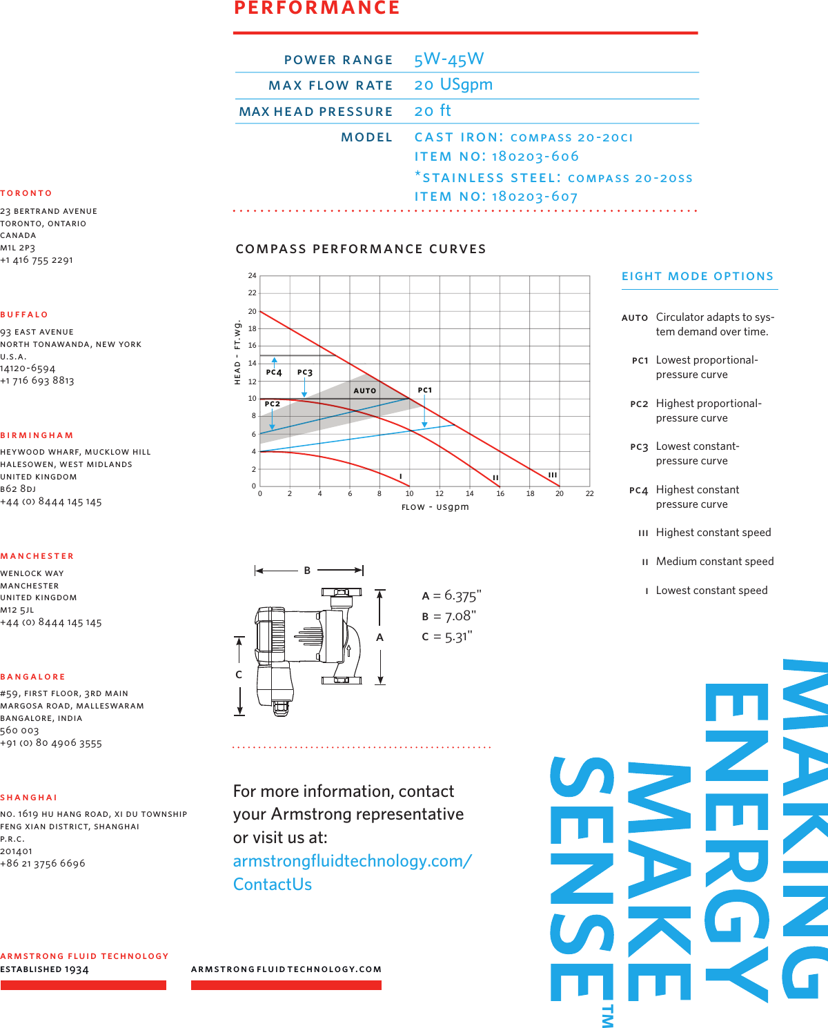 Page 4 of 4 - 536913 1 Armstrong Compass Wet-Rotor Circulator Brochure User Manual