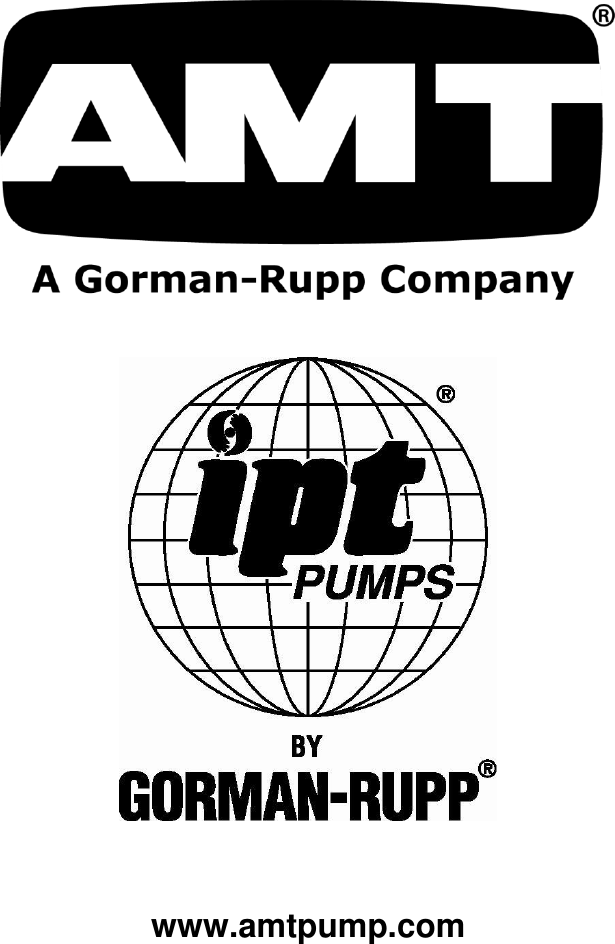 537220 3 Amt Stainless Steel Centrifugal Pump Repair Parts User Manual