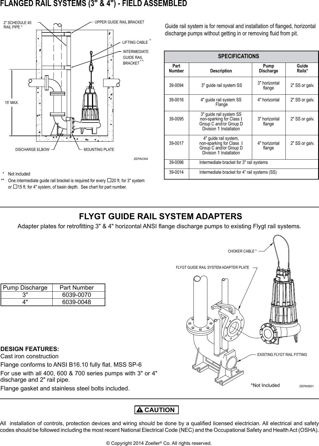 Page 4 of 4 - 537320 1 Zoeller Disconnect And Rail Systems Brochure User Manual