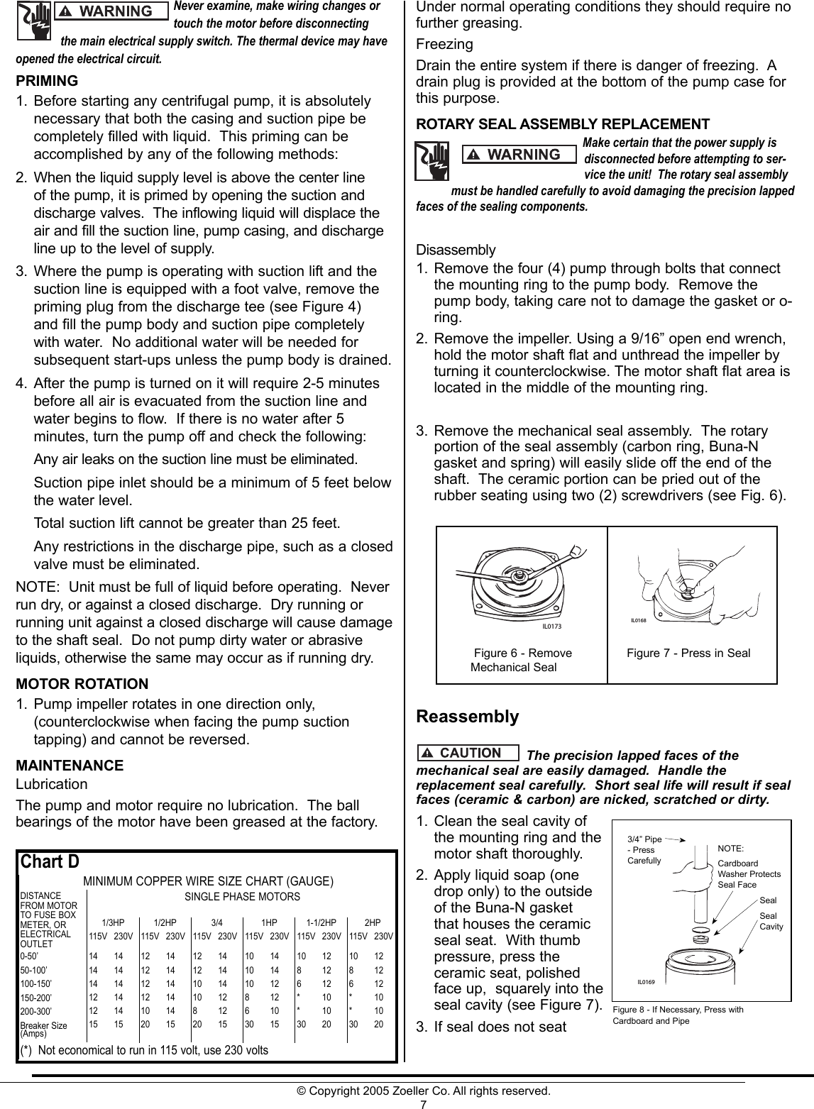 Page 7 of 8 - 537476 2 Zoeller 300 Series Centrifugal Pump Installation Instructions Fm2100-300 End Suction User Manual