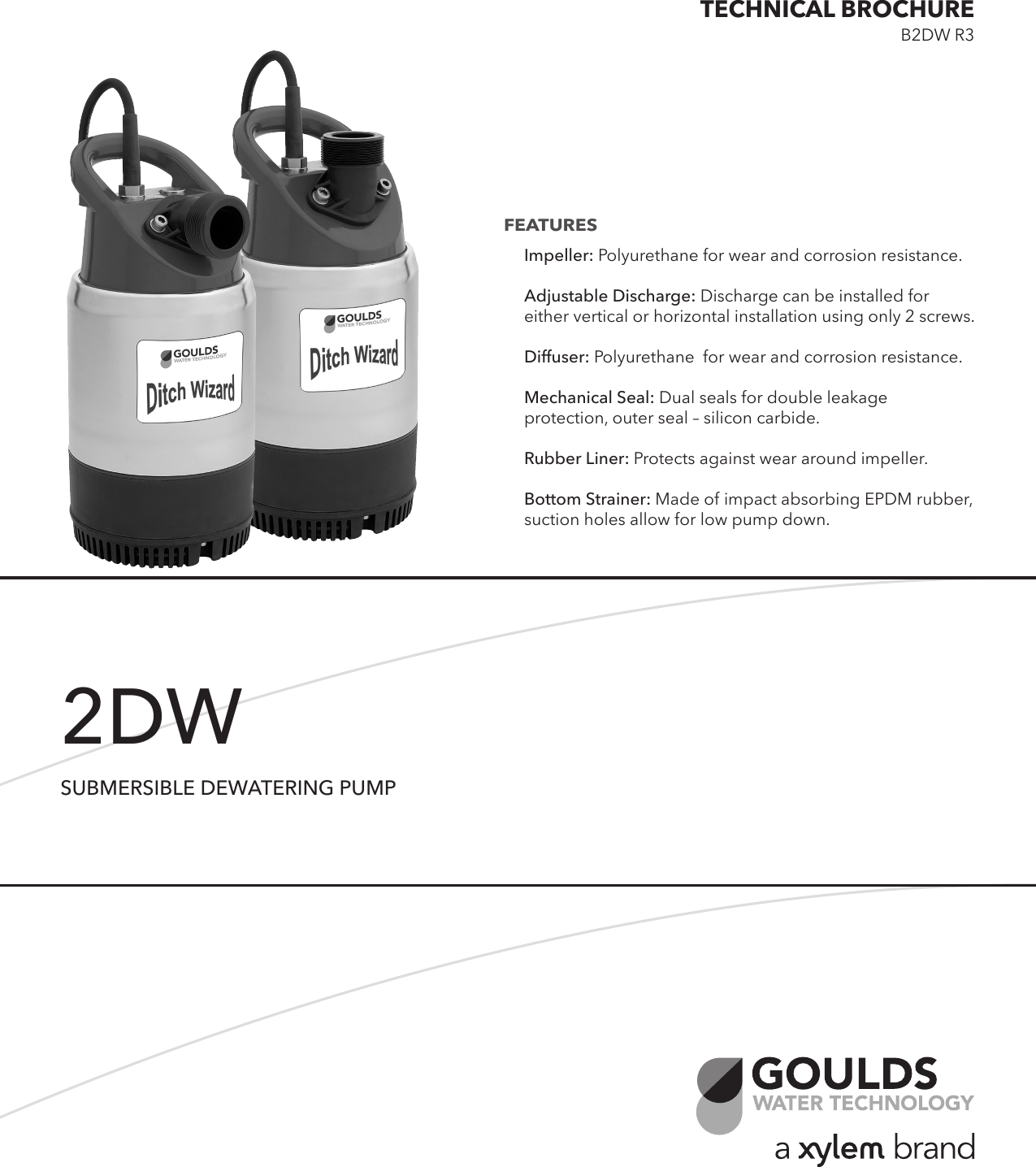Page 1 of 4 - 538539 1 Goulds 2DW Dewatering Pump Brochure