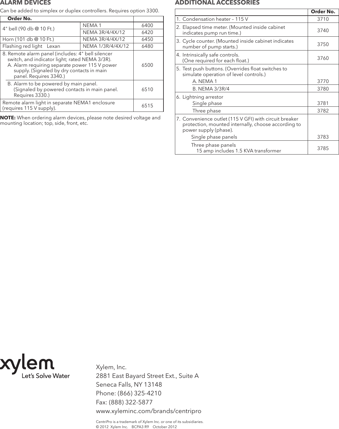 538638 1 Centri Pro A3 Simplex Wastewater Controls Brochure