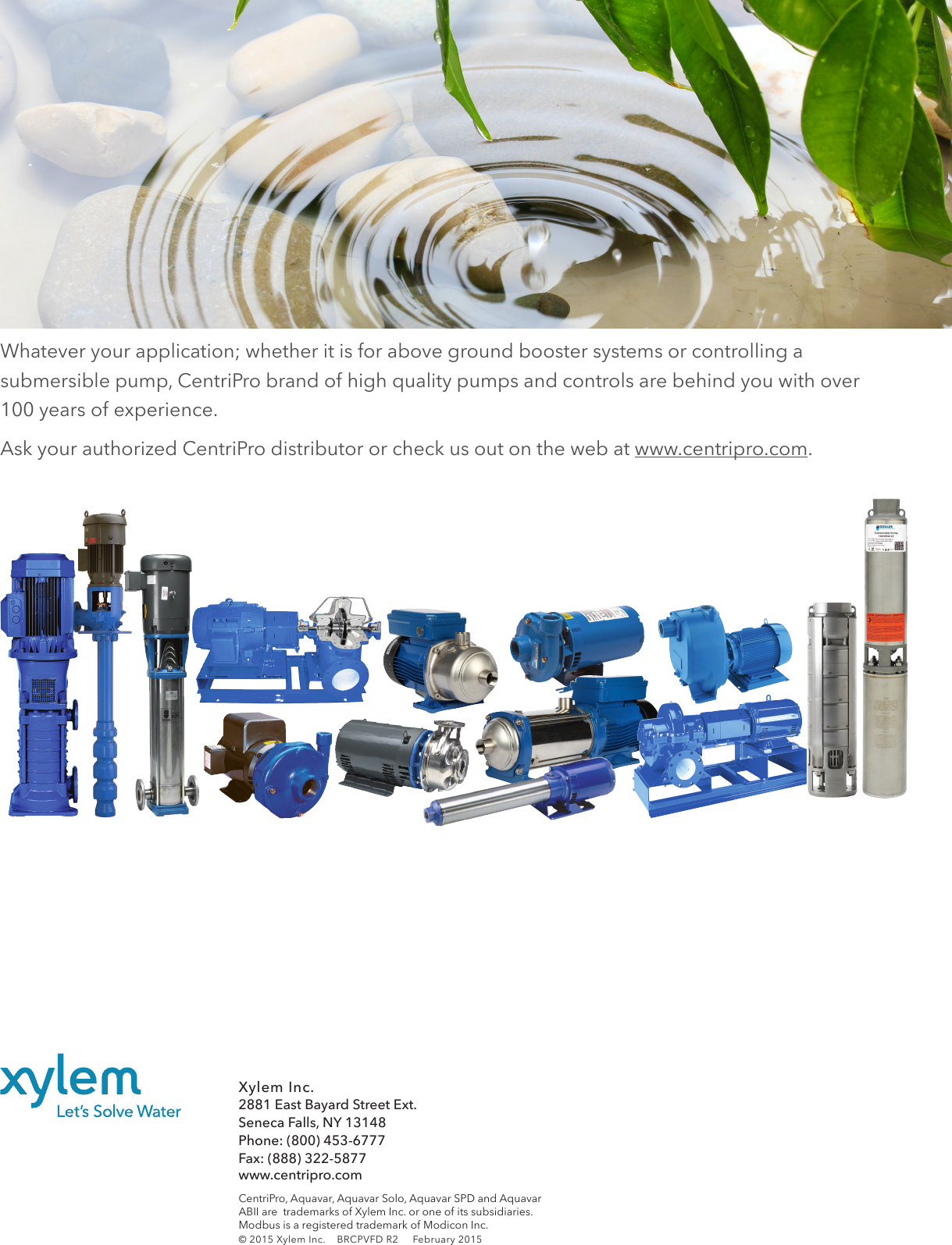 Page 12 of 12 - 538775 1 Goulds Aquavar ABII Brochure