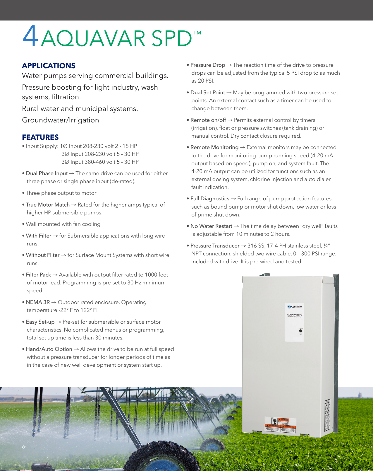 Page 6 of 12 - 538775 1 Goulds Aquavar ABII Brochure