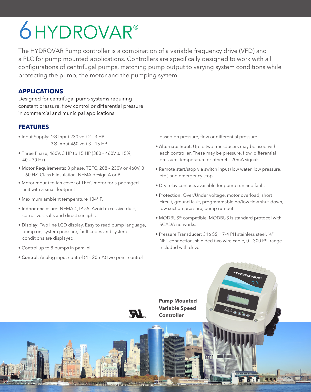 Page 8 of 12 - 538775 1 Goulds Aquavar ABII Brochure