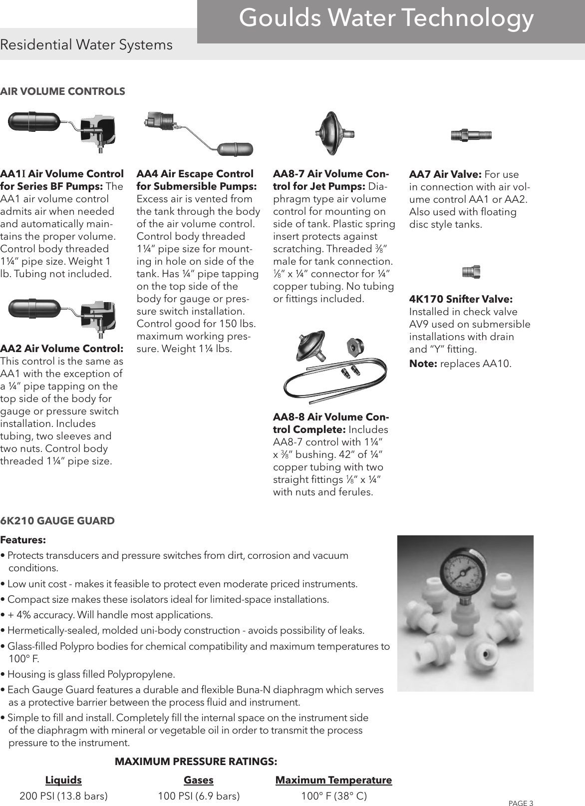 Page 3 of 4 - 538800 1 Goulds Accesories And Fittings Brochure