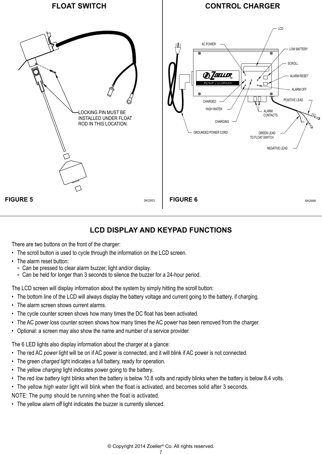 Page 7 of 8 - 539123 1 Zoeller Basement Sentry Repair Parts