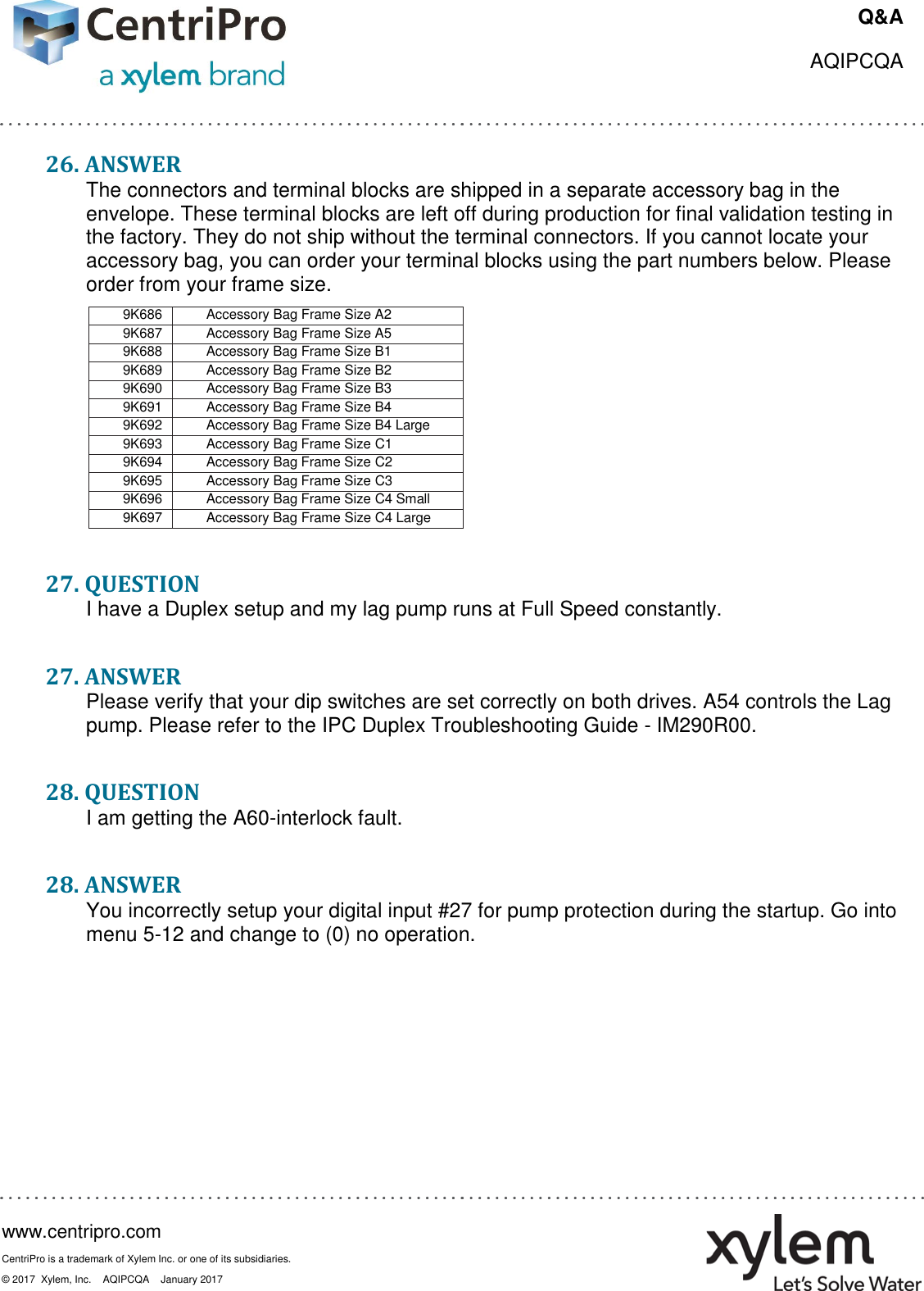 539162 4 Goulds Aquavar IPC Frequently Asked Questions