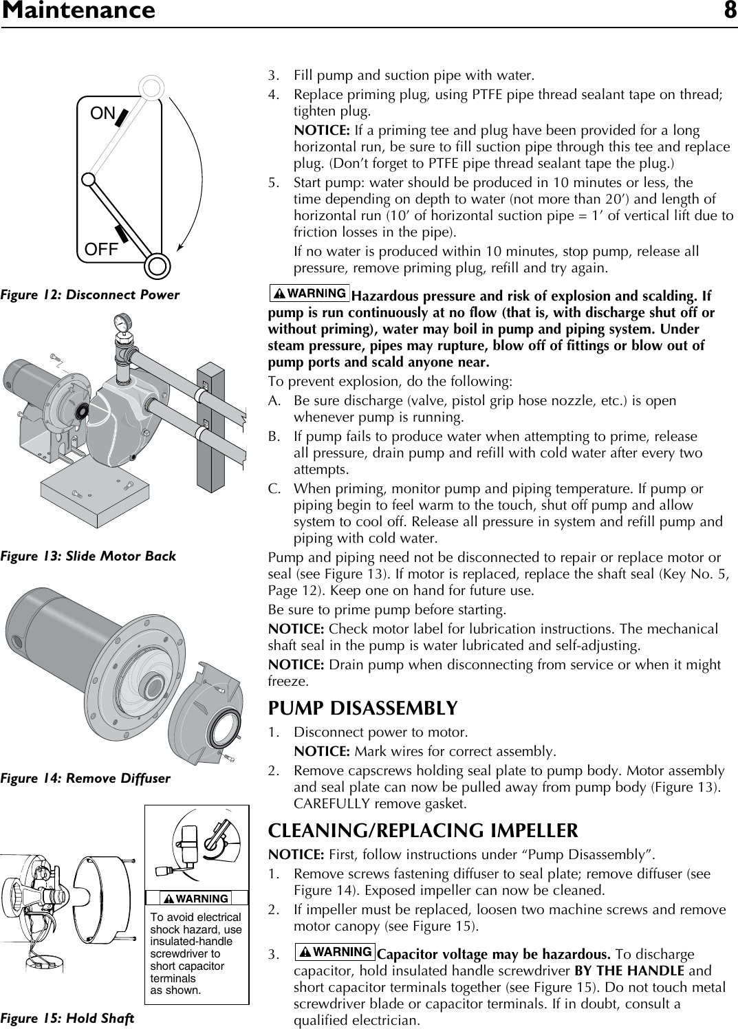 Page 8 of 12 - 539612 2 Sta-Rite Pro-Storm DS3 Series Centrifugal Pump Owners Manual