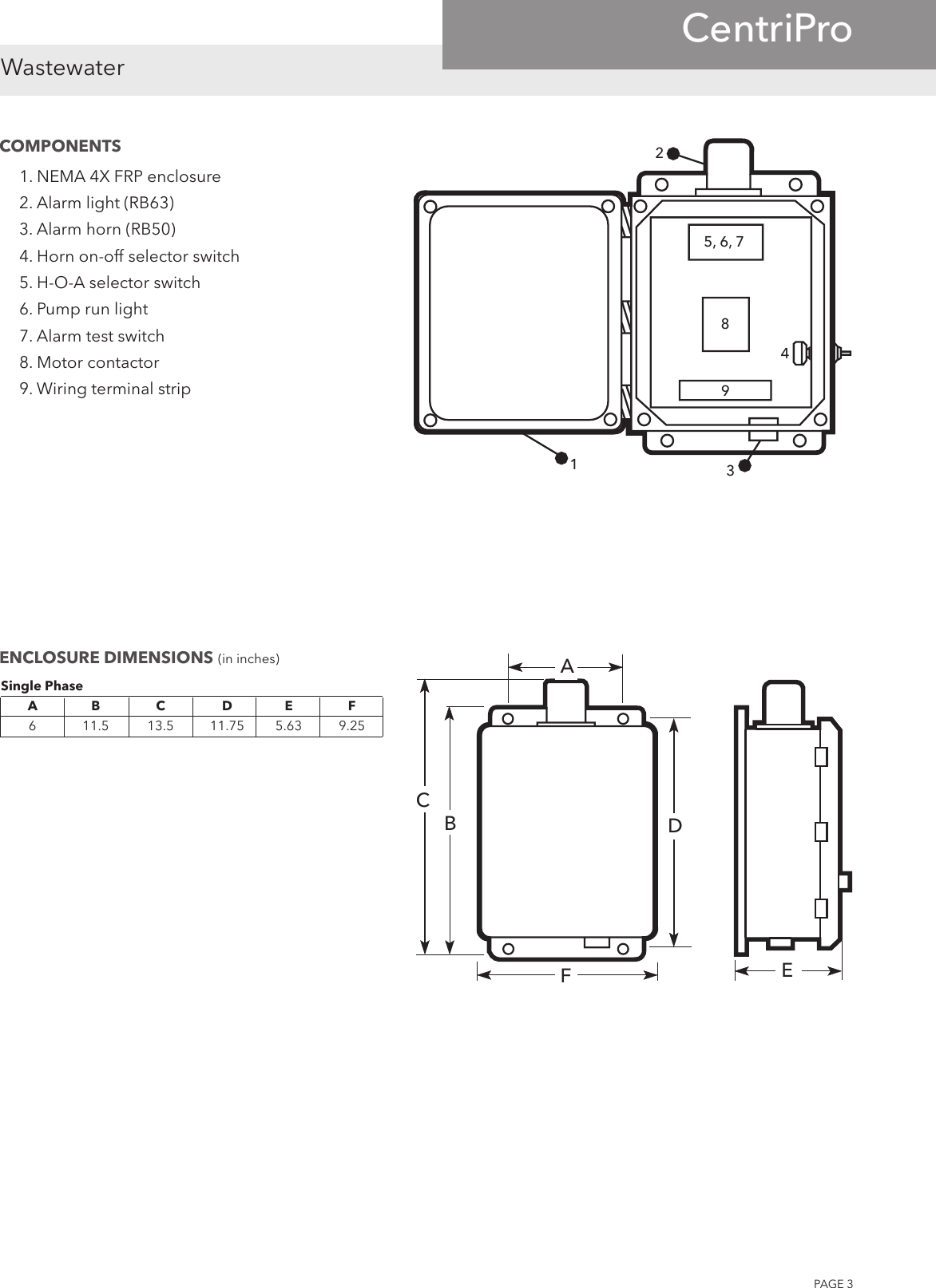 Page 3 of 4 - 540190 1 Centripro S10015 Simplex Control Panel Brochure