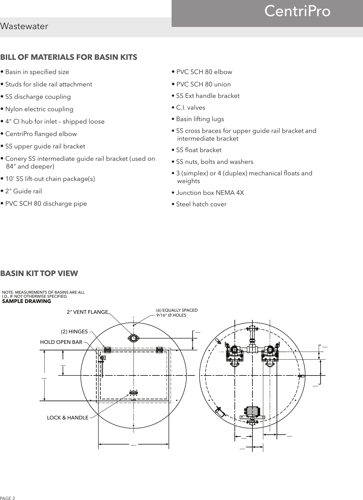 Page 2 of 4 - 540297 1 Centripro Basin Package 3&4in Technical Brochure