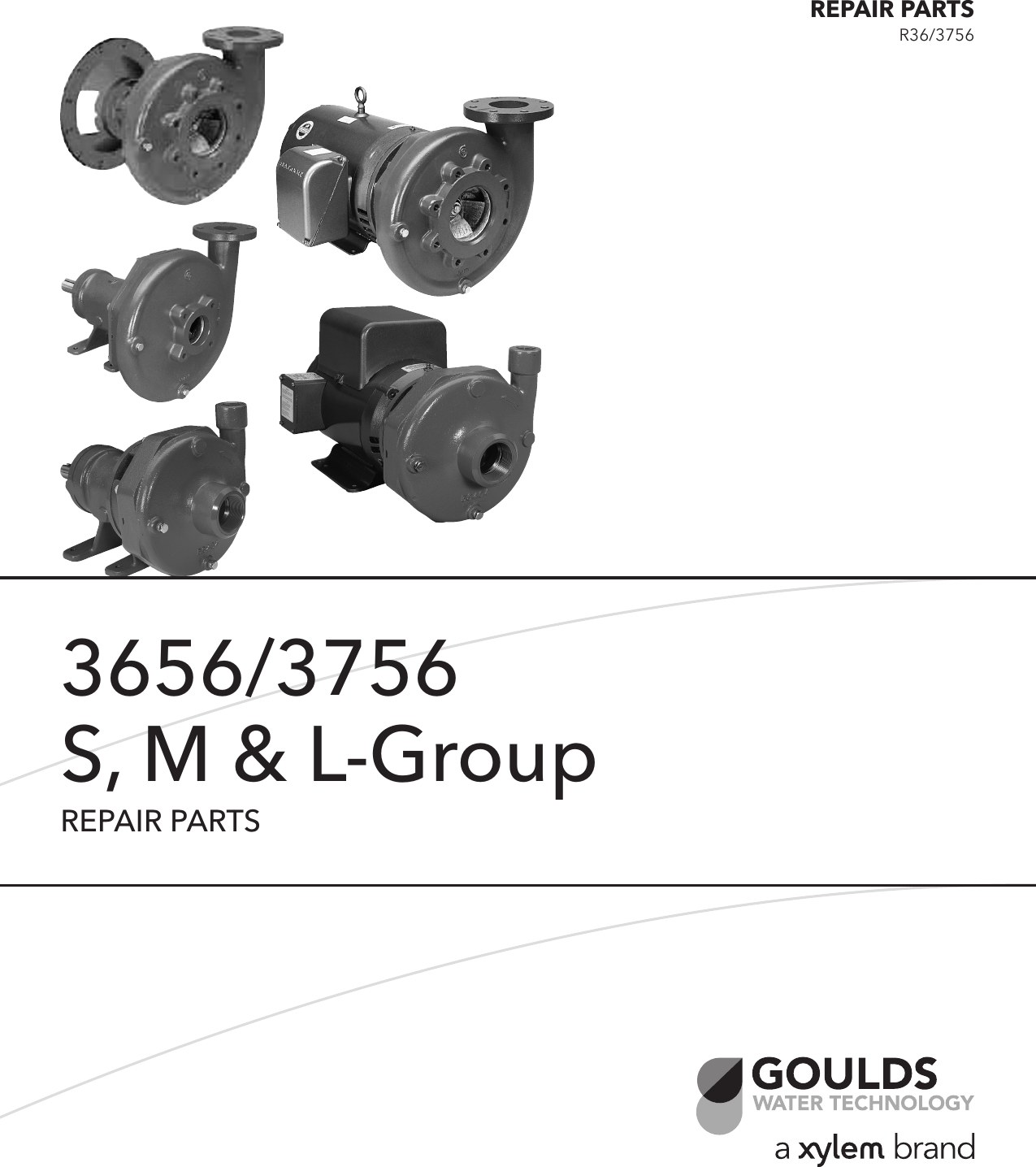 Page 1 of 12 - 540698 4 Goulds 3656 S-Group Repair Parts