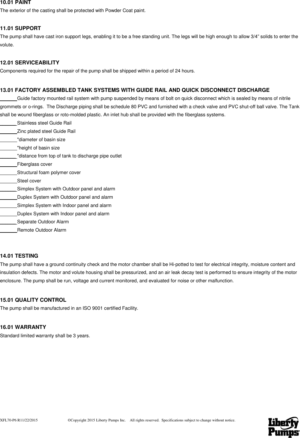 Page 6 of 6 - 1  543455 3 Liberty XFL70 Explosion Proof Pump Curves