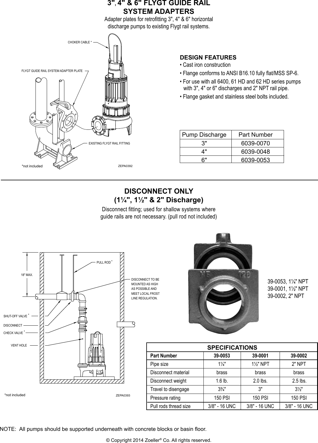 Page 4 of 4 - 544424 1 Zoeller 6039-0070 Disconnect And Rail System Brochure