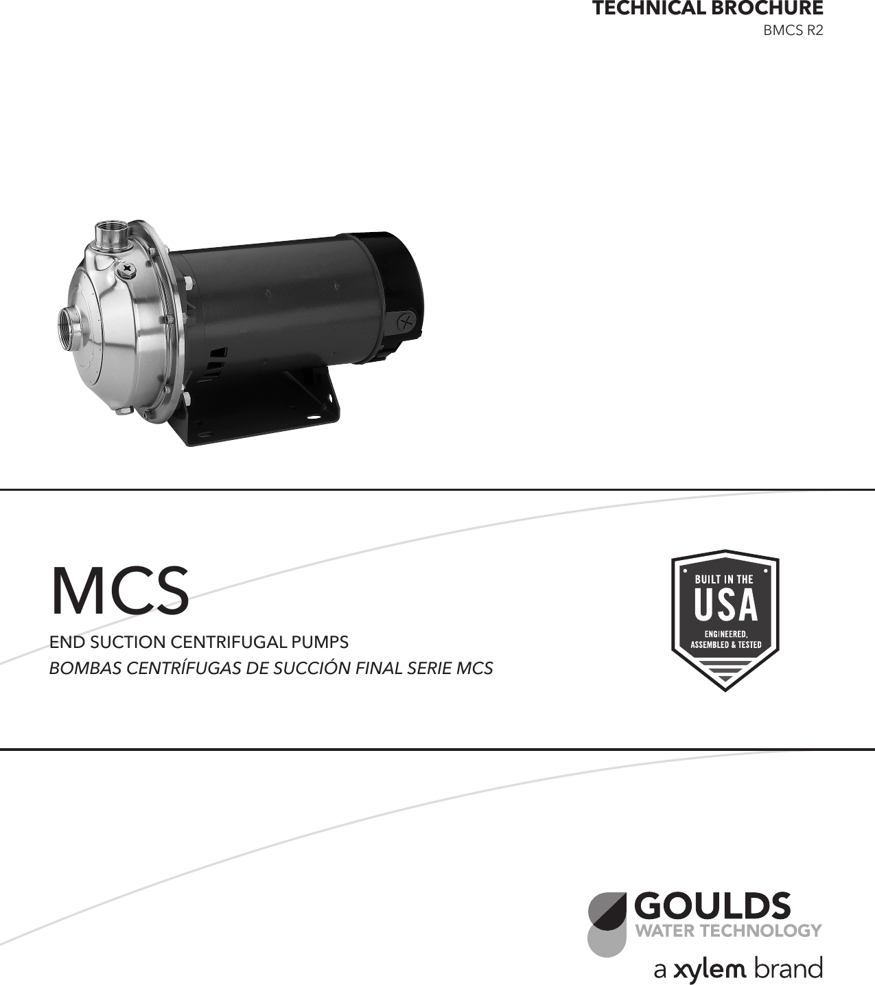 Page 1 of 8 - 547760 7 Goulds MCS Pump Technical Brochure