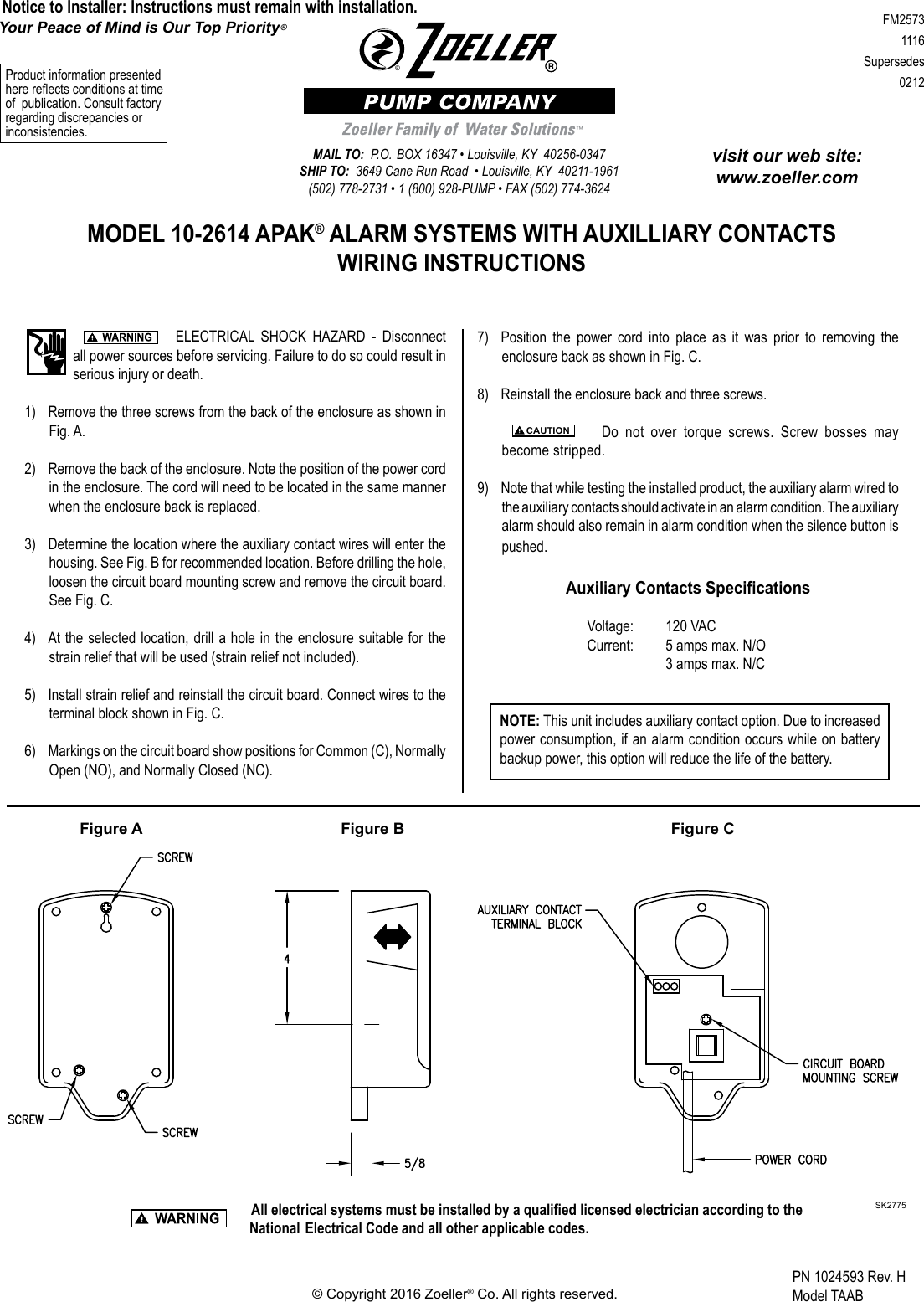 548086 3 Zoeller 10 2614 Apak Alarm Wiring Instructions