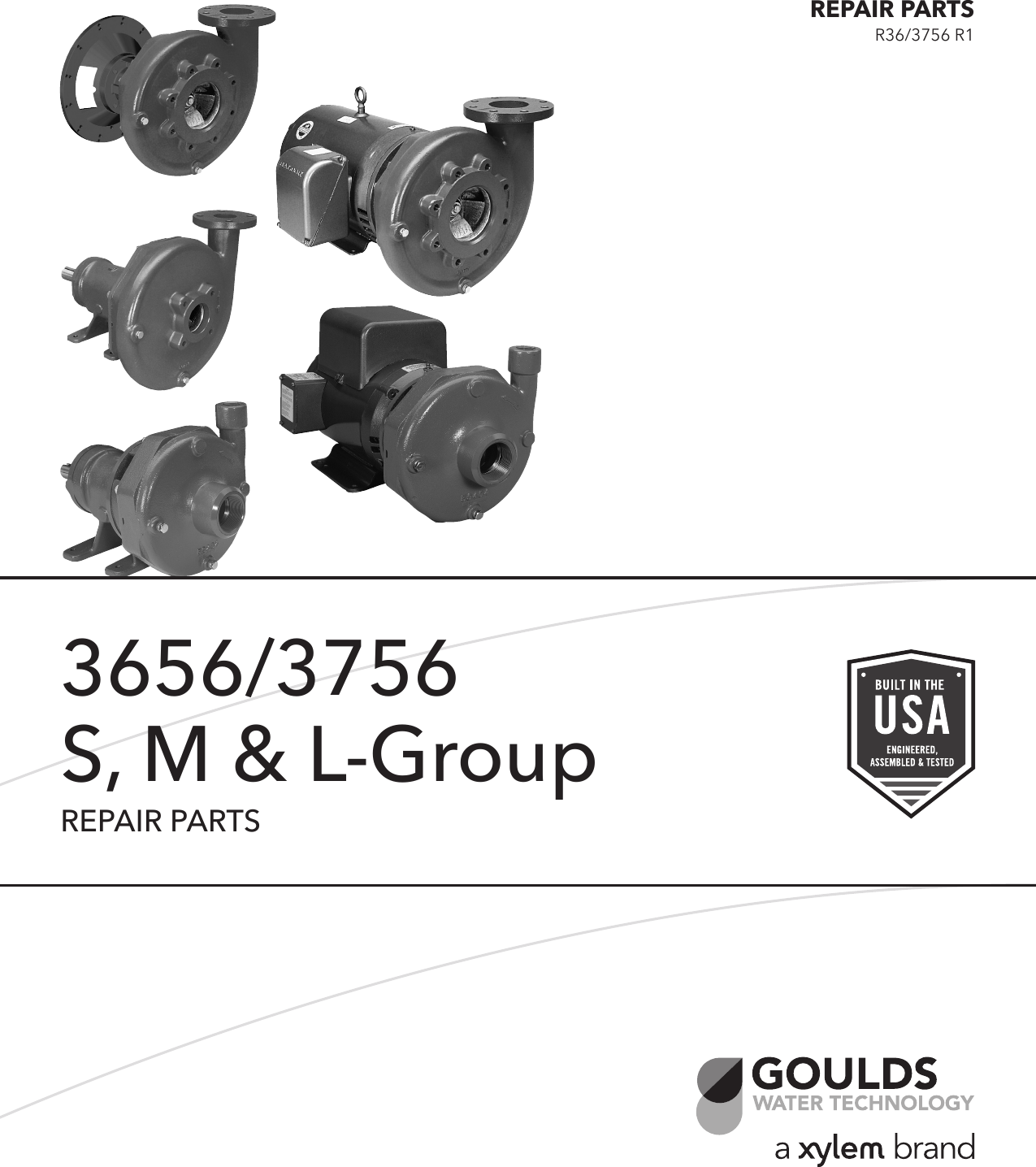 Page 1 of 12 - 548242 1 Goulds 3656-3756L Pump Series Repair Parts